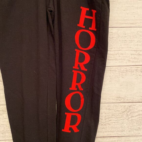 *Witchwood Bags HORROR Red Black Halloween Jogger Sweatpants Plus 2X - Picture 3 of 8